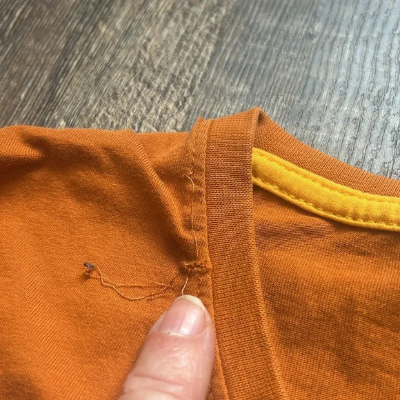 Rab T Shirt Mens Large orange Logo Short Sleeve Tee Outdoor Hike - Picture 7 of 9